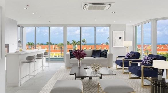 Eagle Beach – 3-Bedroom Modern Walk to the Beach Condominium