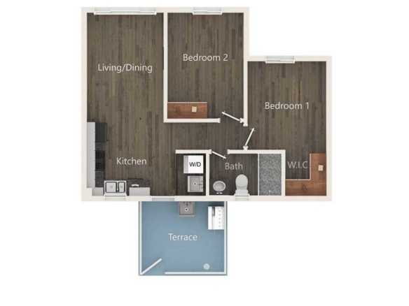 Oranjestad – Brand New Condos Being Built: 2-bedroom 1-bath