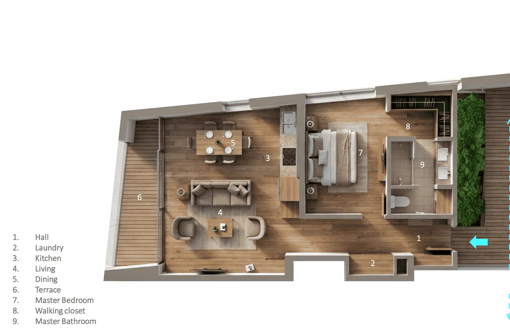 Eagle Beach Condo For Sale Aruba 1 Bedroom G-307
