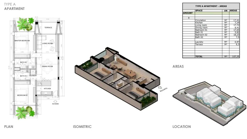 Type B Condominium (1st & 2nd Floor) | 2 Bedrooms | Washington Noord, Aruba