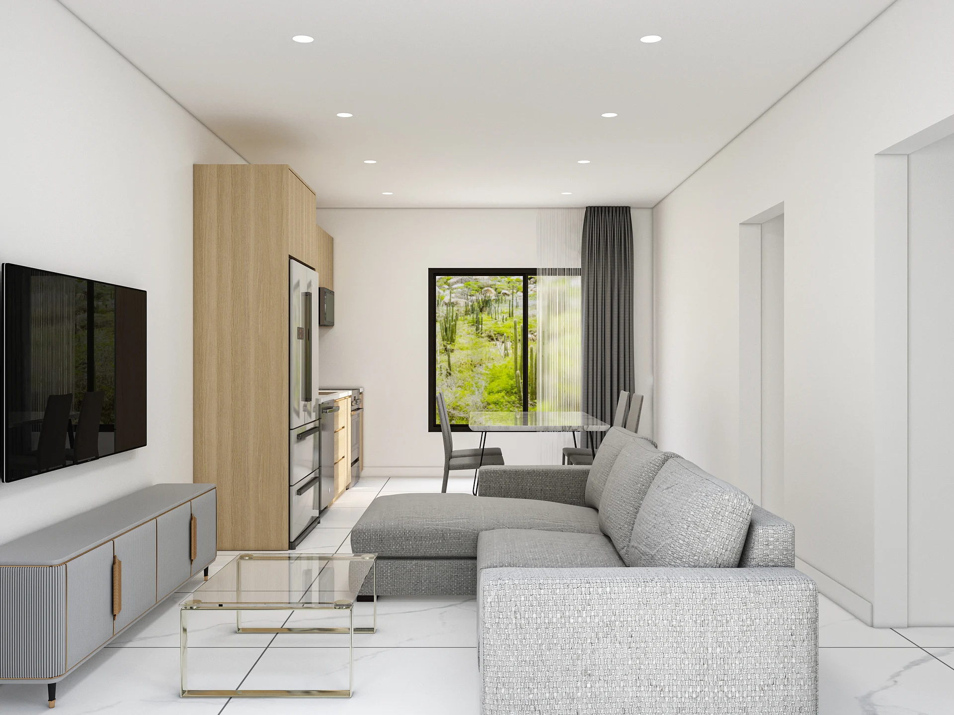 Modern 1-Bedroom Condo in Savaneta